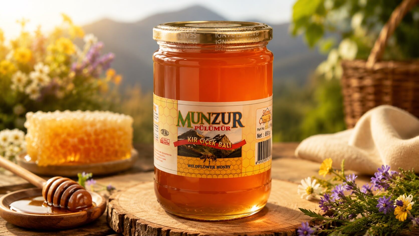 Munzur Kır Çiçek Balı 850 gr