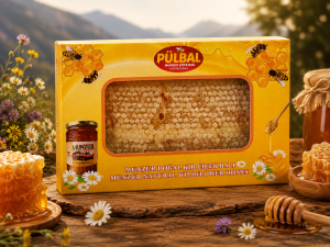 Özel Ambalaj Petekli Munzur Kır Çiçek Balı 1 kg