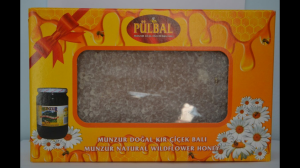 Özel Ambalaj Petekli Munzur Kır Çiçek Balı 1 kg