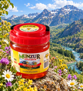 Munzur Kır Çiçek Balı 1 Kg Pet Kavanoz
